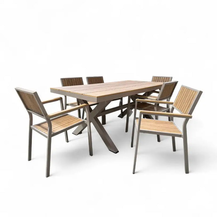 GARDEN SET DINING ROOM POLYWOOD HD SENSE - Комплекти<<<Градински мебели<<<Градина<<<Praktiker