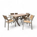 GARDEN SET DINING ROOM POLYWOOD HD SENSE - Комплекти<<<Градински мебели<<<Градина<<<Praktiker