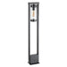 GARDEN STANDING LAMP E27 IP44 H80CM BLACK RABALUX KOLTA - Градински фенери<<<Външно