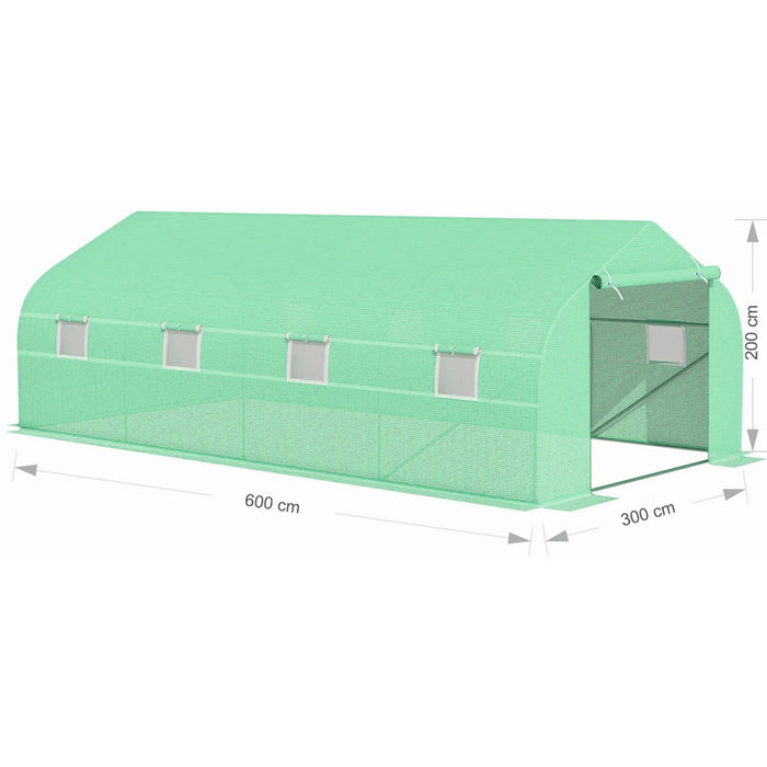 GREENHOUSE 600X300X200CM GARDEN STAR HD-8257