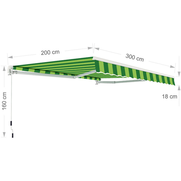 AWNING 300X200CM GARDEN STAR HD-10192