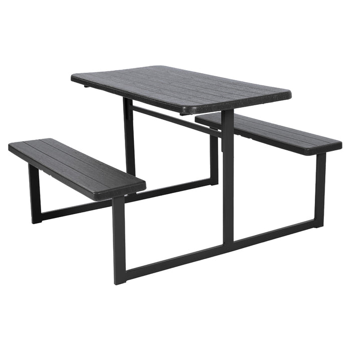 CATERING SET TABLE WITH TWO BENCHES HDPE GARDEN STAR HD-10760