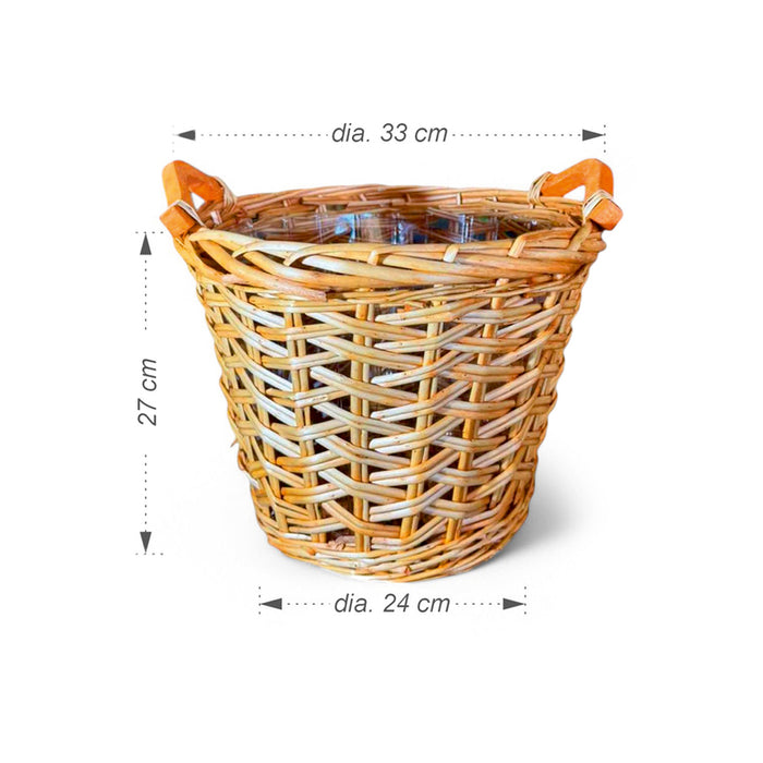 WICKED BASKET L 27X33CM GARDEN STAR HD-10875-L