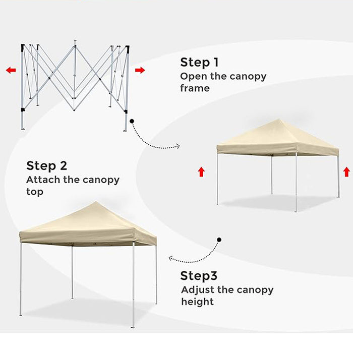 POP-UP PAVILION 300X300X280CM GARDEN STAR HD-11145
