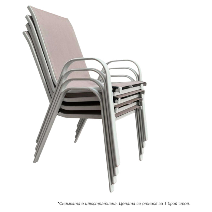 GARDEN CHAIR TEXTILE 71X55X92CM STIFFENING GARDEN STAR HD-11184
