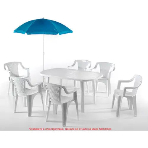 GARDEN TABLE 135X84X73CM IDEA SALOMONE - Маси<<<Градински мебели<<<Градина<<<Praktiker&&&Маси<<<Градински