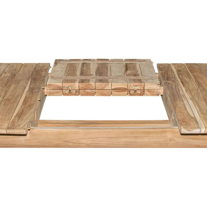 GARDEN TABLE TEAK 160/210X90X77CM GARDEN KINGS TEMPUR - Маси<<<Градински мебели<<<Градина<<<Praktiker