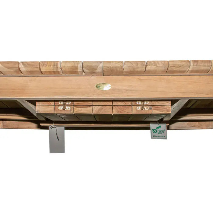 GARDEN TABLE TEAK 160/210X90X77CM GARDEN KINGS TEMPUR - Маси<<<Градински мебели<<<Градина<<<Praktiker
