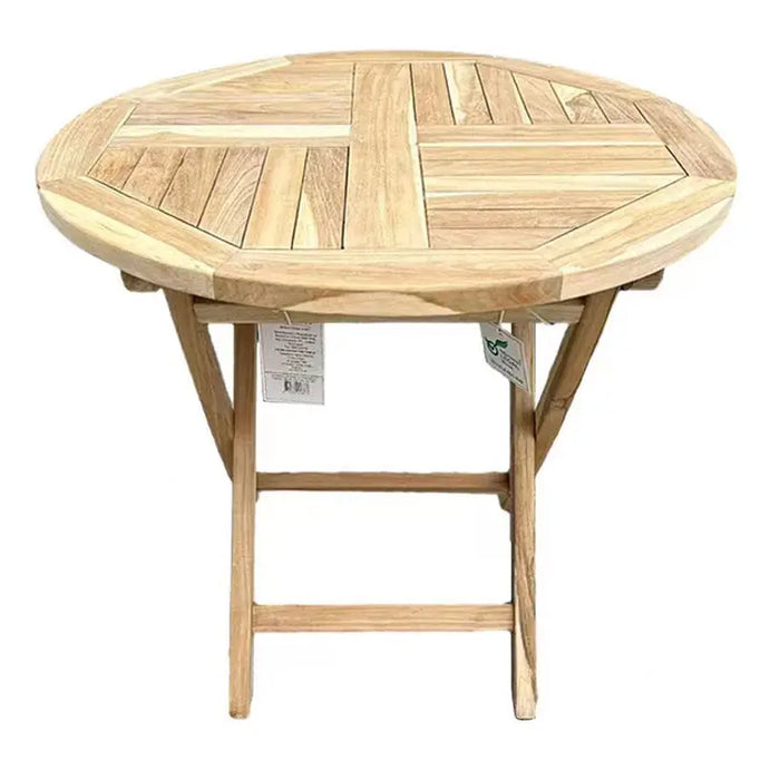 GARDEN TABLE TEAK 80X80X75CM GARDEN KINGS CRISS CROSS - Маси<<<Градински мебели<<<Градина<<<Praktiker