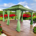 GARDEN TENT 300X400CM WITH LED LIGHTING AND CURTAIN HOME DECOR HD-3483 - Шатри<<<Чадъри сенници и