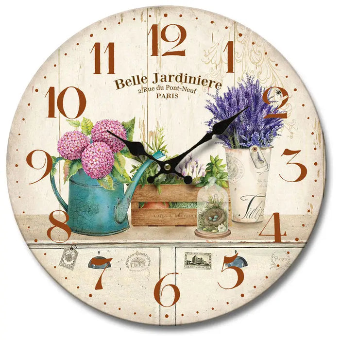 GARDEN WALL CLOCK F34 CM. MIX - Часовници<<<Декорации<<<Мебели и интериор<<<Praktiker
