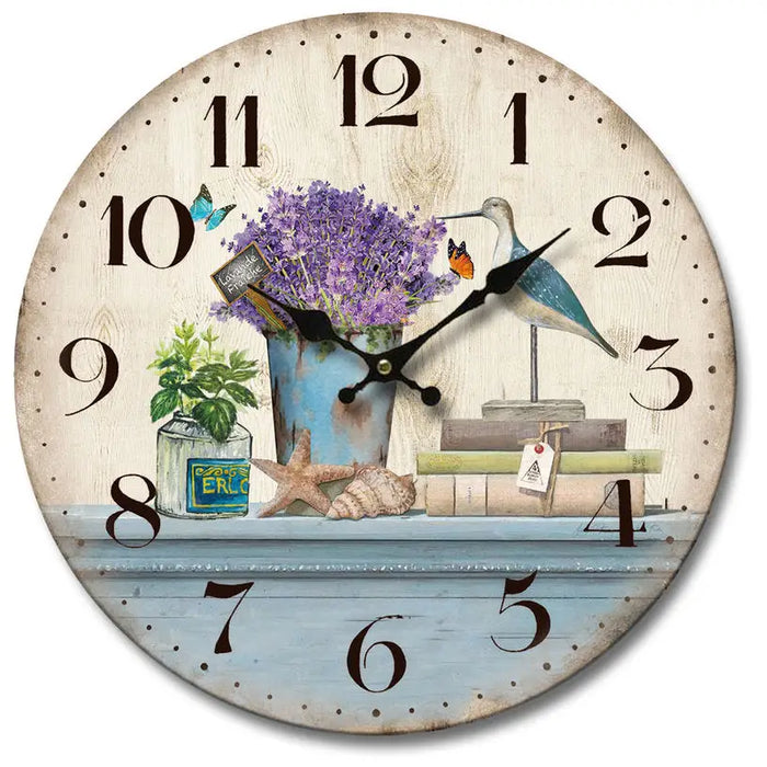 GARDEN WALL CLOCK F34 CM. MIX - Часовници<<<Декорации<<<Мебели и интериор<<<Praktiker