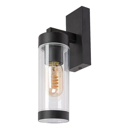 GARDEN WALL LIGHT E27 IP44 BLACK RABALUX KOLTA - Фасадни тела<<<Външно осветление<<<Осветление<<<Praktiker&&&Фасадни