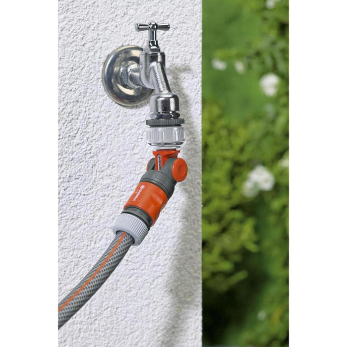 CORNER FAUCET ATTACHMENT - GARDENA THREAD