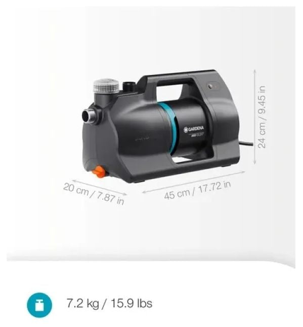 AUTOMATIC PUMP WITH ELECTRONIC PRESSURE SWITCH GARDENA 4600 Silent