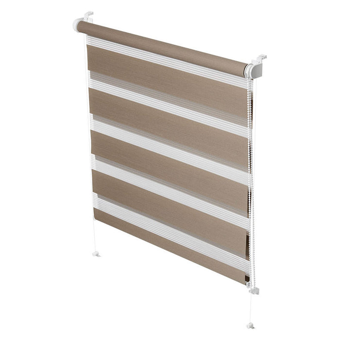 CLASSIC GARDINIA DOUBLE ROLL BLIND 68X215 CM. CAPPUCCINO