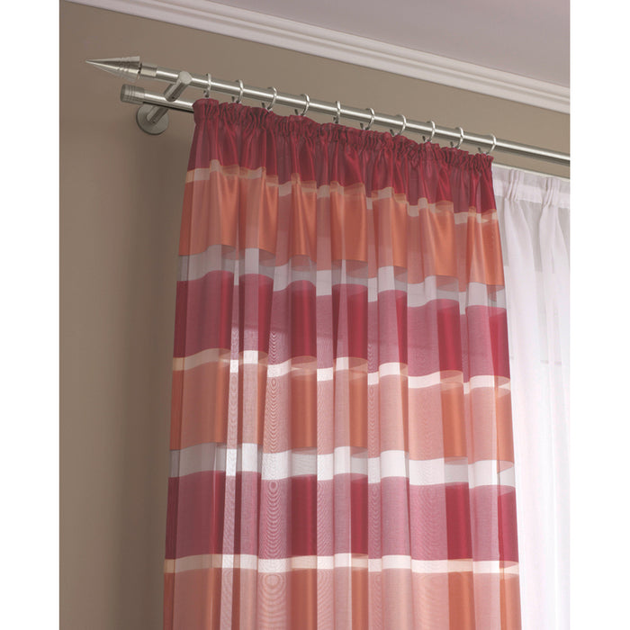 CORNICE PROFILE GARDINIA CHICAGO 200 CM STEEL OPTIC