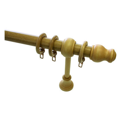 WOODEN CORNICE GARDINIA LUGANO 250 CM. NATURE