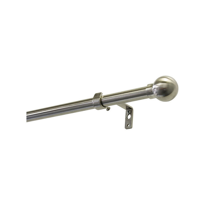 METAL CORNICE GARDINIA BALL 240 CM. STEEL OPTIC