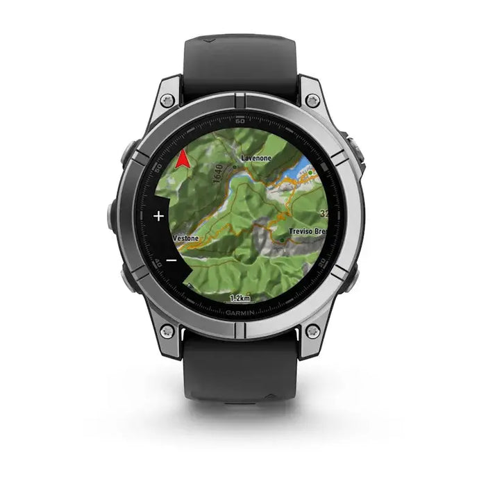 Garmin Fenix E 3.3 cm (1.3’’) AMOLED 47 mm Digital 416 × 416 pixels Touchscreen Stainless steel Wi-Fi GPS (satellite)