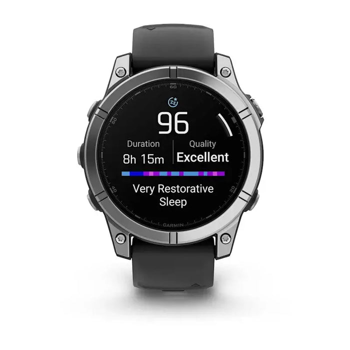 Garmin Fenix E 3.3 cm (1.3’’) AMOLED 47 mm Digital 416 × 416 pixels Touchscreen Stainless steel Wi-Fi GPS (satellite)