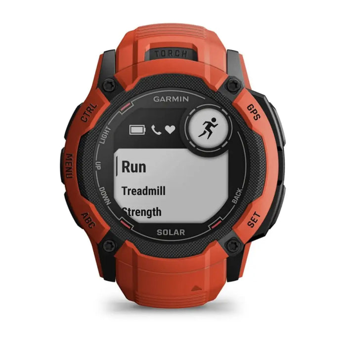 Garmin Instinct 2X Solar 2.79 cm (1.1’’) MIP 50 mm Digital 176 x 176 pixels Touchscreen Red GPS (satellite) - Sports