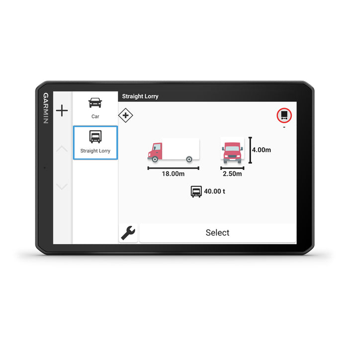 GPS car navigation GARMIN DEZL LGV820 MT-D