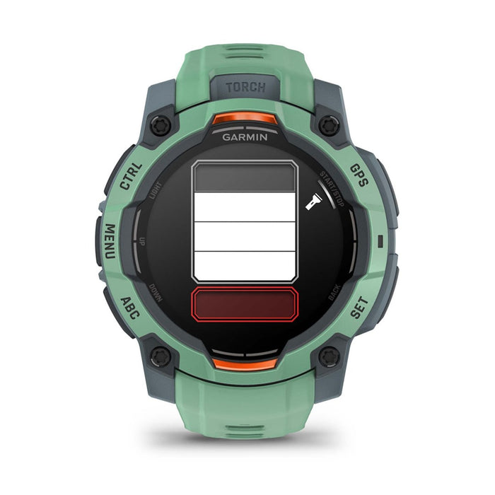 Garmin Instinct 3 AMOLED 3.05 cm (1.2") 45 mm Digital 390 x 390 pixels Touchscreen Green GPS (satellite)
