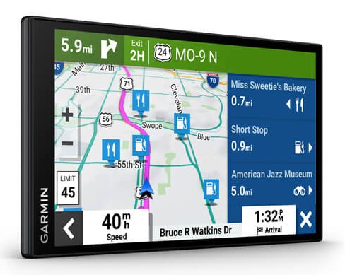 Garmin DriveSmart 76 navigator Fixed 17.8 cm (7") TFT Touchscreen 239.6 g Black