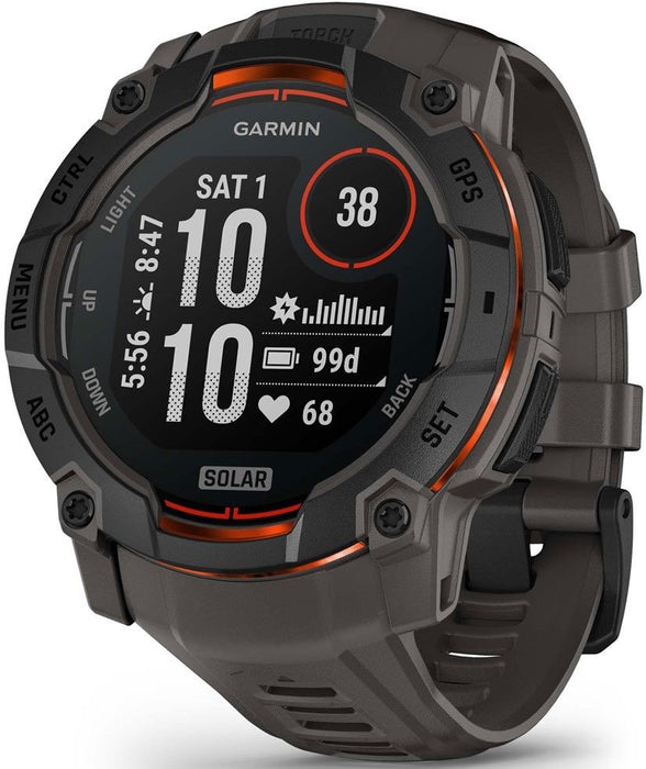 Smartwatch GARMIN Instinct 3 Solar GPS 50mm Black 1,3"