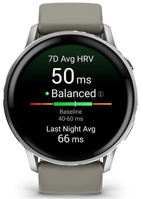 Garmin Venu 4 3.56 cm (1.4") AMOLED 45 mm Digital 454 x 454 pixels Touchscreen Silver Wi-Fi GPS (satellite)