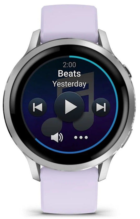 Garmin Venu 4 3.05 cm (1.2") AMOLED 41 mm Digital 390 x 390 pixels Touchscreen Silver Wi-Fi GPS (satellite)