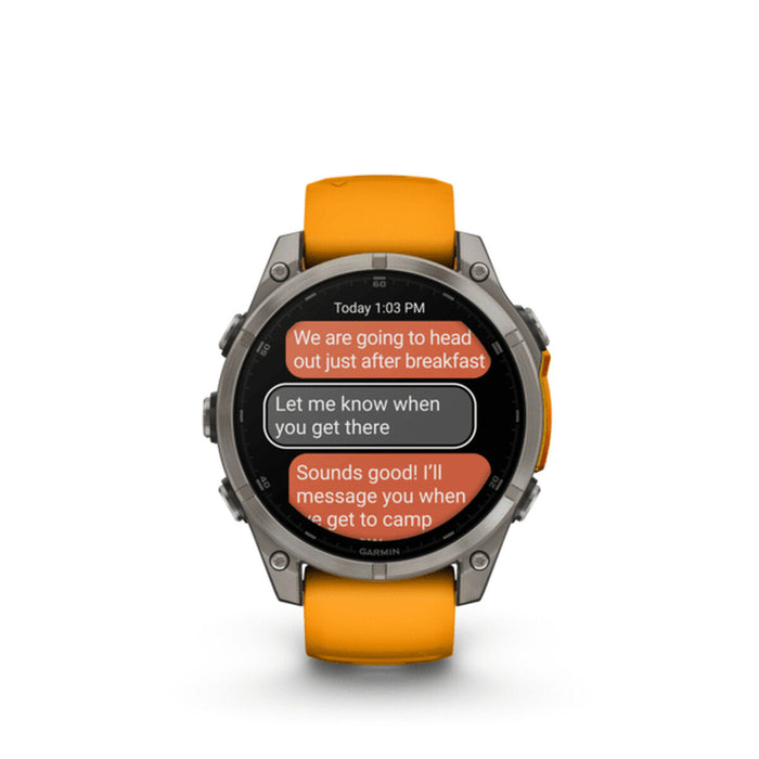 Smartwatch GARMIN Fénix 8 AMOLED Orange 1,4" Ø 46 mm Ø 47 mm