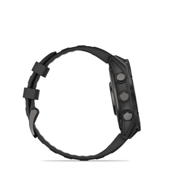 Garmin fenix 8 3.56 cm (1.4") AMOLED 47 mm Digital 454 x 454 pixels Touchscreen Black Wi-Fi GPS (satellite)