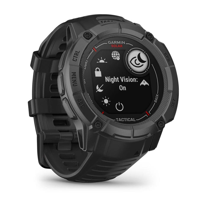 Garmin Instinct 2X Solar Tactical Edition 2.79 cm (1.1") MIP 50 mm Digital 176 x 176 pixels Touchscreen Black GPS (satellite)