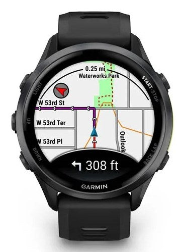 Garmin Forerunner 970 3.56 cm (1.4") AMOLED Digital 454 x 454 pixels Touchscreen Black, Yellow Wi-Fi GPS (satellite)