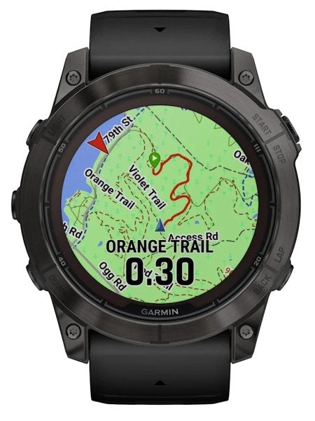 Garmin fēnix 7X Pro 3.56 cm (1.4") MIP 51 mm Digital 280 x 280 pixels Touchscreen Black Wi-Fi GPS (satellite)