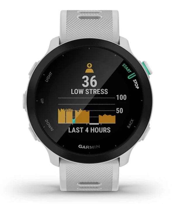 Garmin Forerunner 55 2.64 cm (1.04") MIP 42 mm Digital 208 x 208 pixels White GPS (satellite)