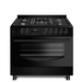 Gas-electric Cooker Ravanson KWGE-K90 Cheff Modern (black) - Free-standing kitchensAGD-KWS<<<Home Appliance