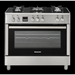 Gas-electric Cooker Ravanson KWGE-K90 Cheff Modern (silver) - Free-standing kitchensAGD-KWS<<<Home Appliance