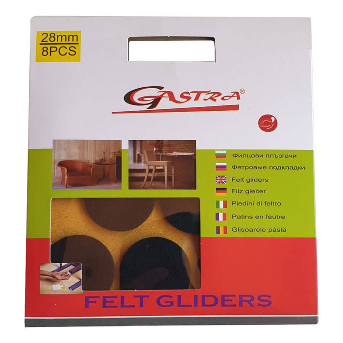 ROUND FELT PADS 28 MM 8 PCS. GASTRA GASTRA