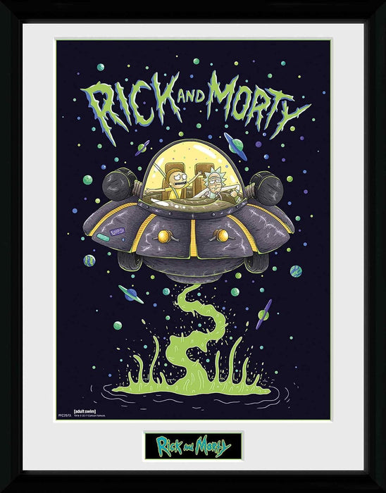 GBEYE RICK AND MORTY - Framed print "Ship" (30x40)
