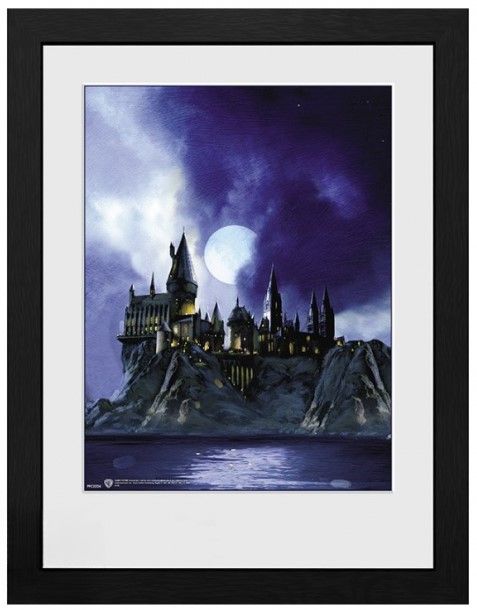 GBEYE HARRY POTTER - Framed print "Hogwarts Painted" (30x40)