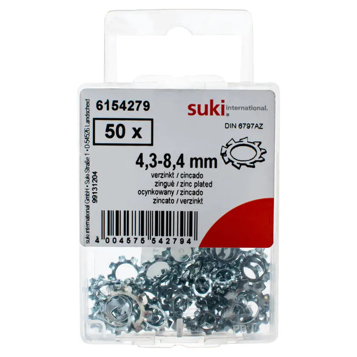 GEAR WASHER 4.3-8.4 SUKI - Болтове и гайки<<<Винтове и болтови съединения<<<Инструменти и железария<<<Praktiker
