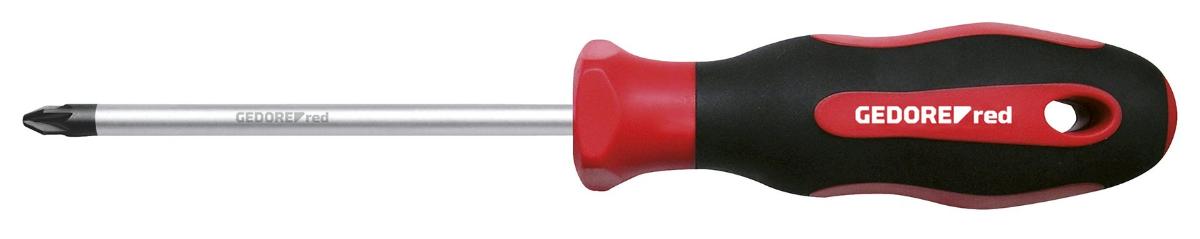 CROSS-HEAD SCREWDRIVER PZ1 GEDORE RED