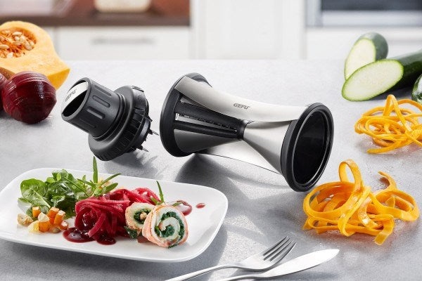 GEFU SPIRELLI XL slicer Manual Black, Stainless steel Plastic, Stainless steel