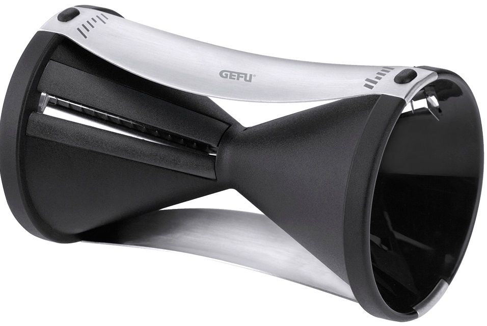 GEFU Spirelli slicer Manual Black, Silver Plastic, Stainless steel
