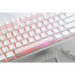Геймърскa механична клавиатура Ducky One 3 Pure White TKL Hotswap Cherry MX Silent Red RGB PBT Keycaps - Геймърски