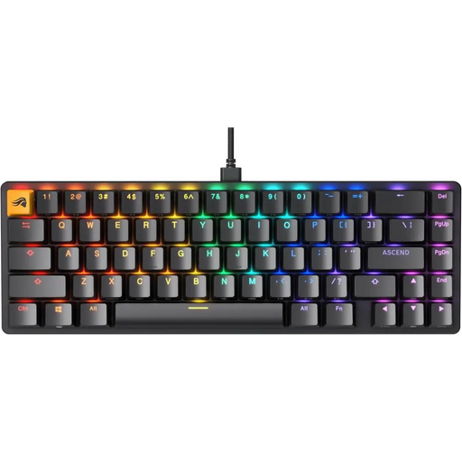 Геймърска механична клавиатура Glorious GMMK 2 Black Compact- Fox Switches US-Layout - Геймърски клавиатури<<<Геймърска