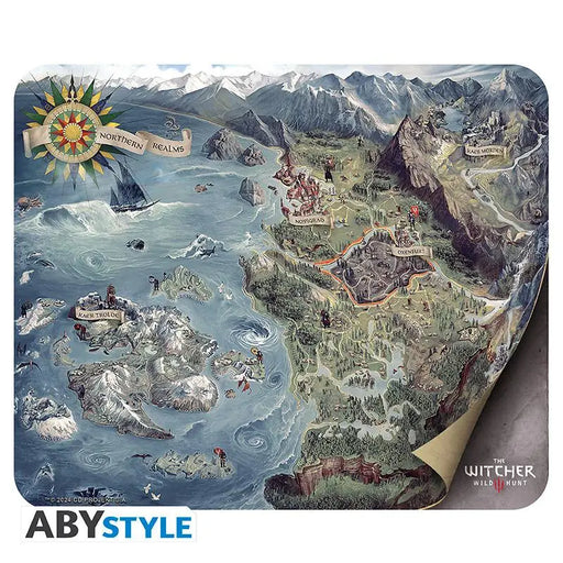 Геймърски пад ABYSTYLE THE WITCHER - World map - Геймърски падове<<<Геймърска периферия<<<ValiAPI